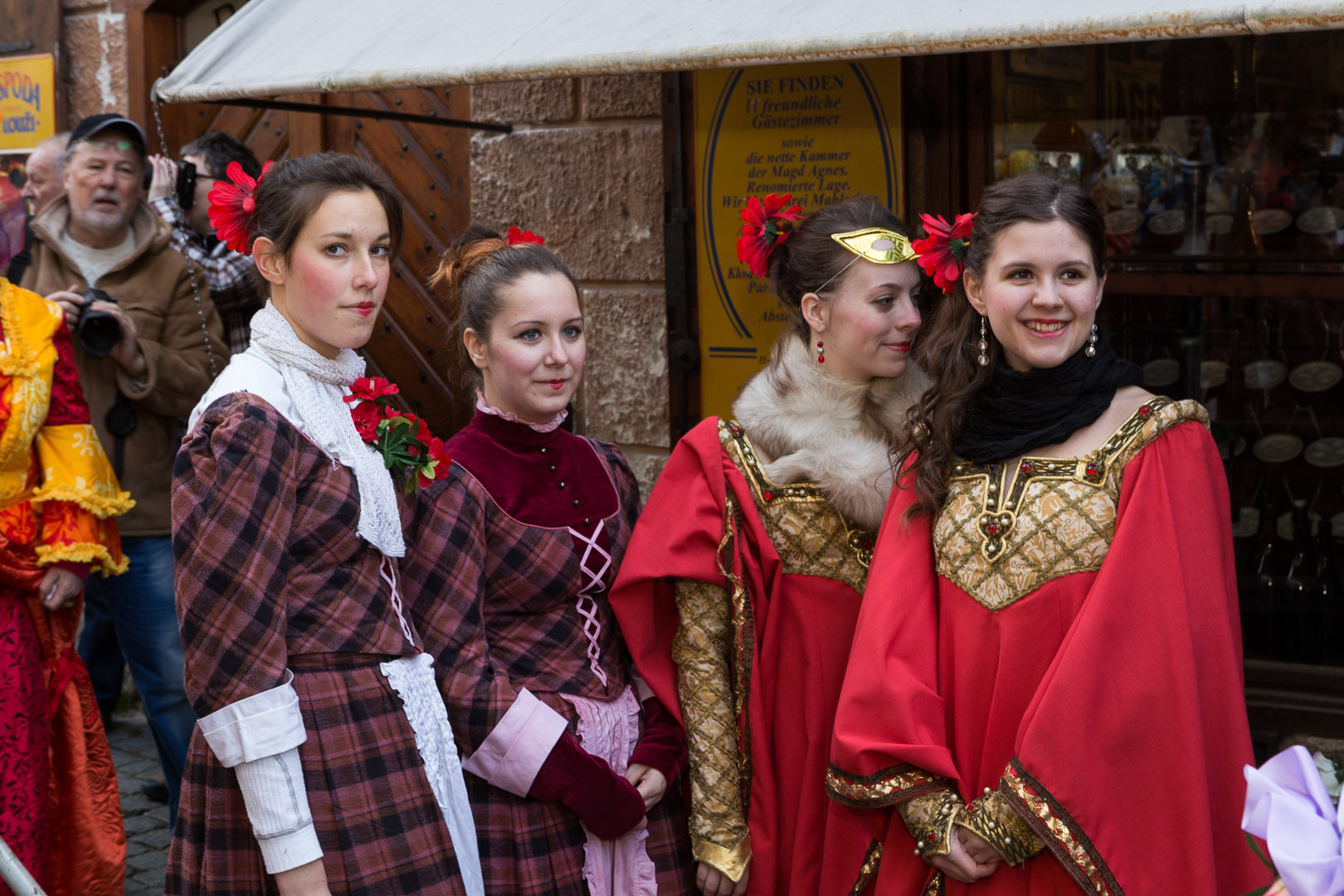 Carnival parade in Český Krumlov,  4th March 2014