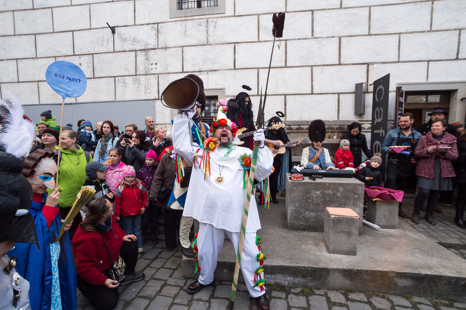 Masopustní průvod v Českém Krumlově, 4. března 2014