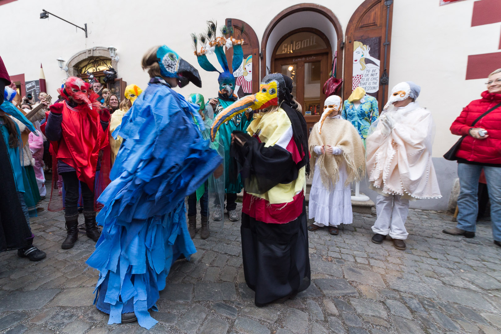 Masopustní průvod v Českém Krumlově, 4. března 2014