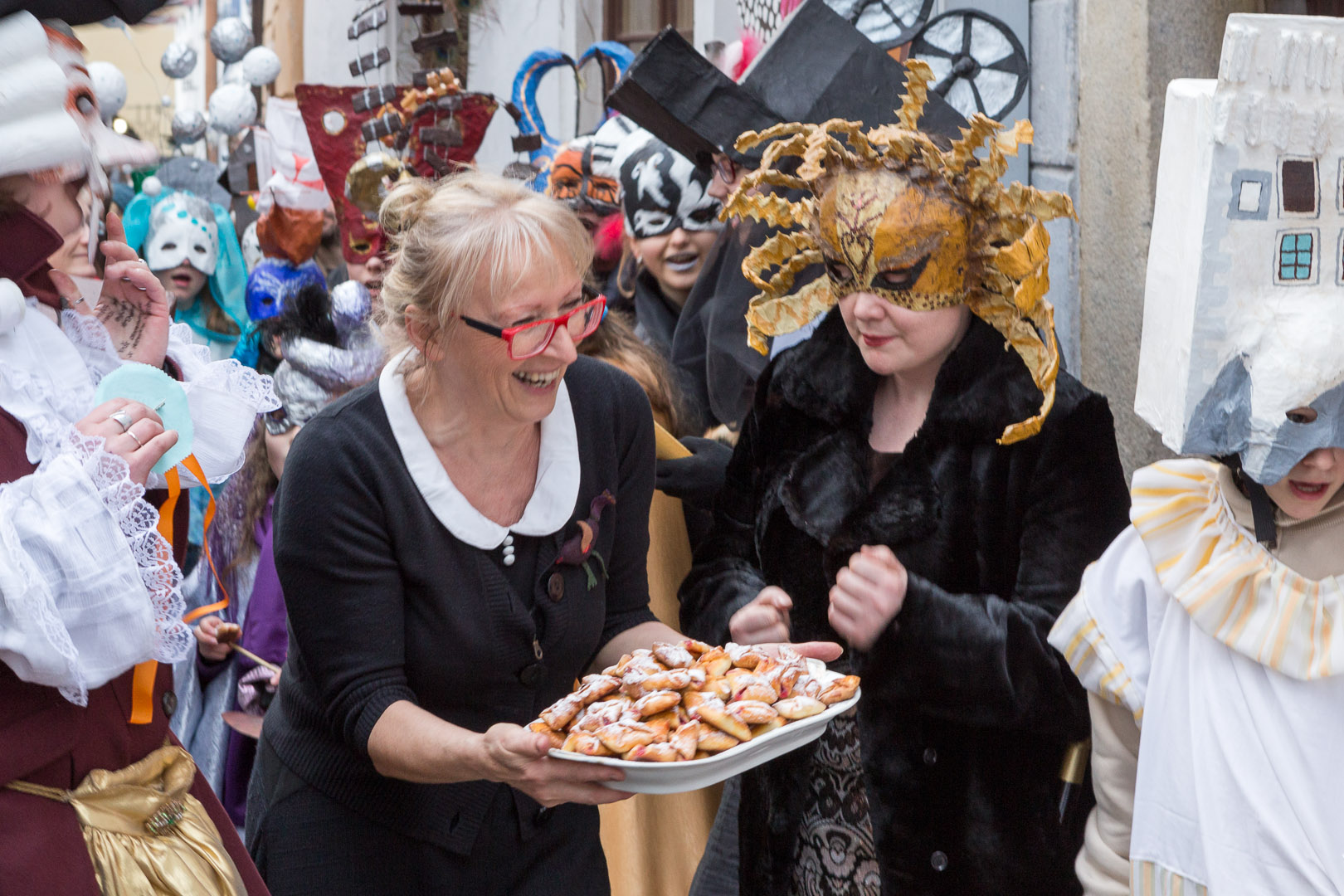 Carnival parade in Český Krumlov,  4th March 2014