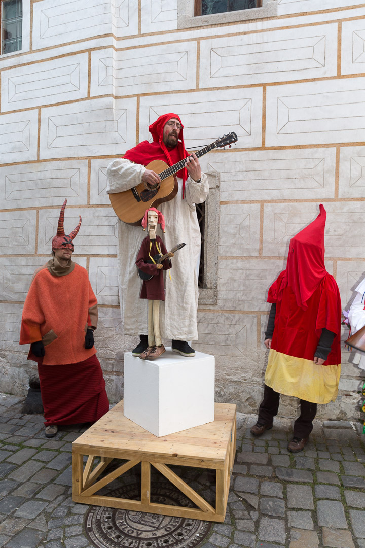 Masopustní průvod v Českém Krumlově, 4. března 2014