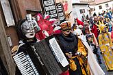 Carnival parade in Český Krumlov,  4th March 2014, photo by: Lubor Mrázek