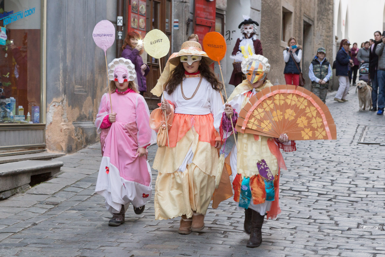 Carnival parade in Český Krumlov,  4th March 2014