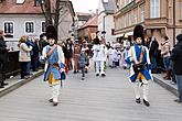 Masopustní průvod v Českém Krumlově, 4. března 2013, foto: Lubor Mrázek