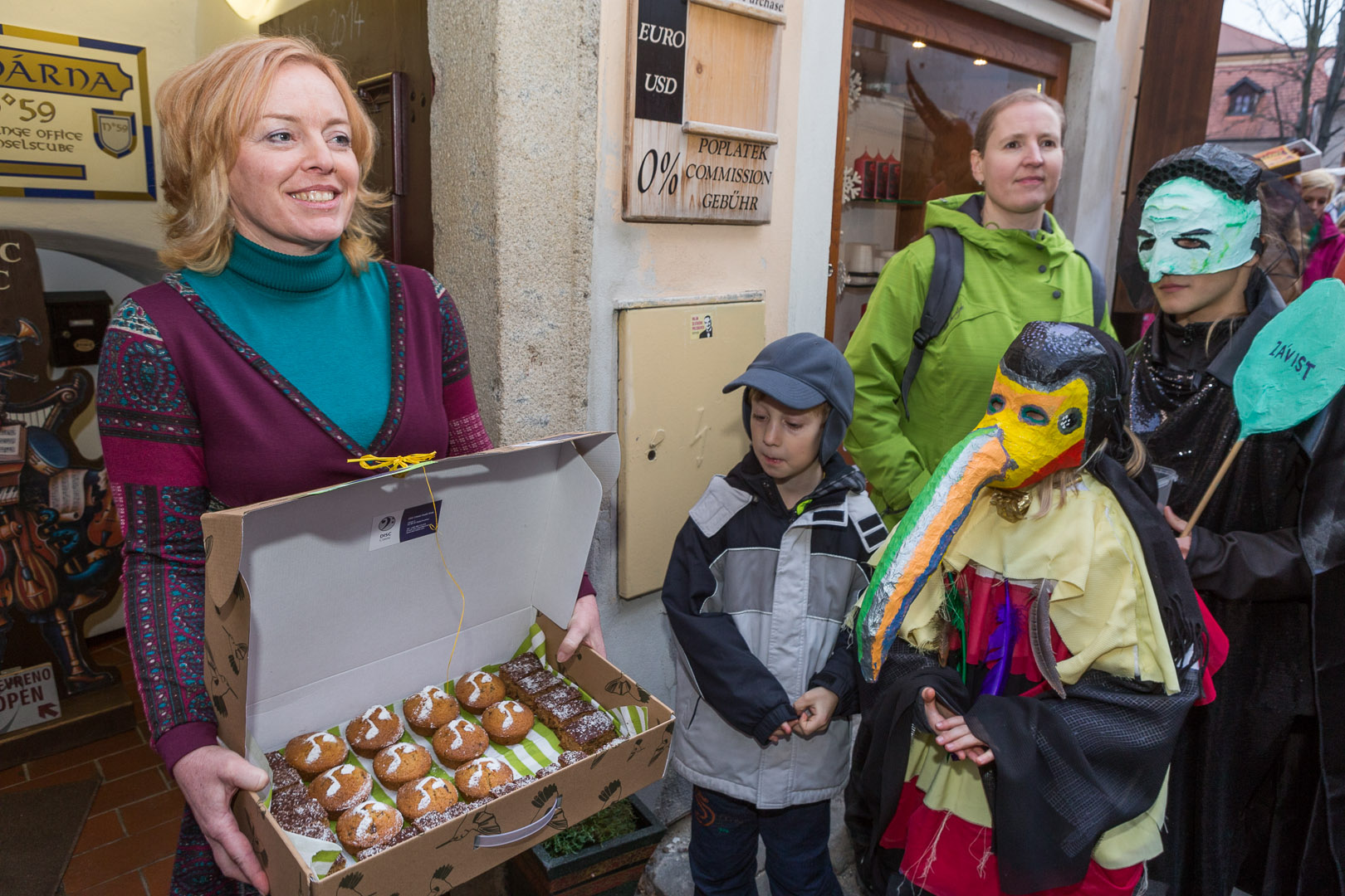 Masopustní průvod v Českém Krumlově, 4. března 2014