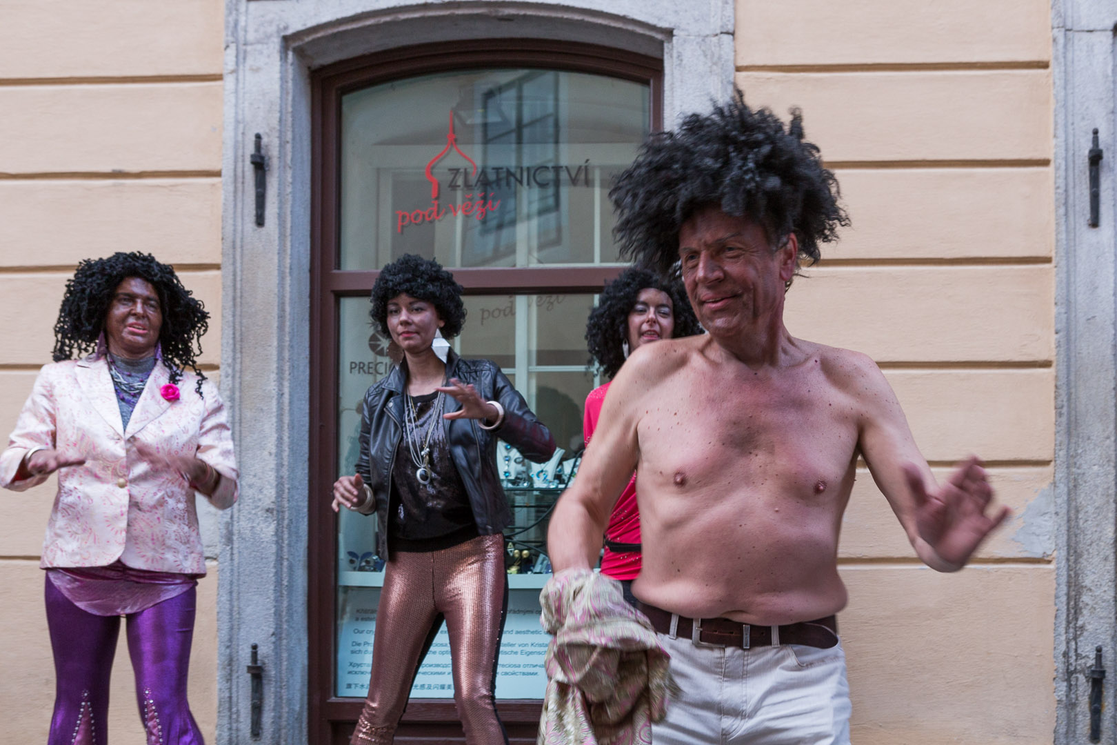 Carnival parade in Český Krumlov,  4th March 2014