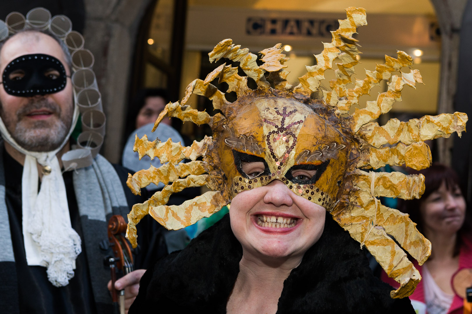 Carnival parade in Český Krumlov,  4th March 2014