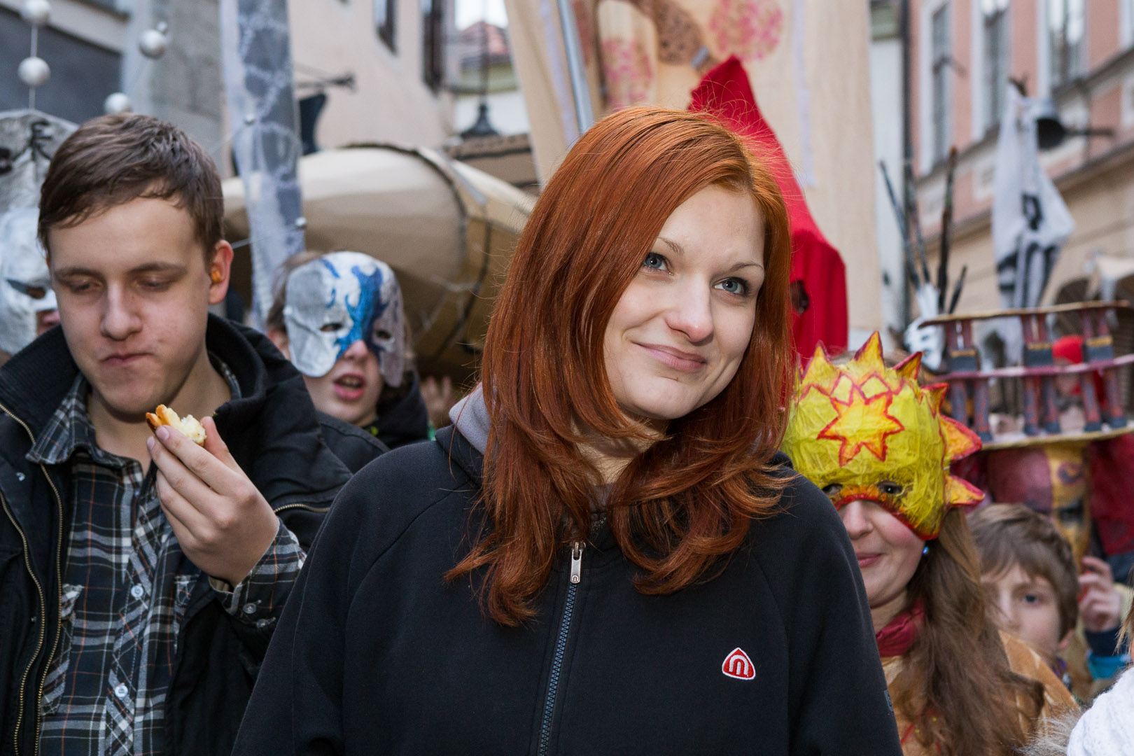 Carnival parade in Český Krumlov,  4th March 2014