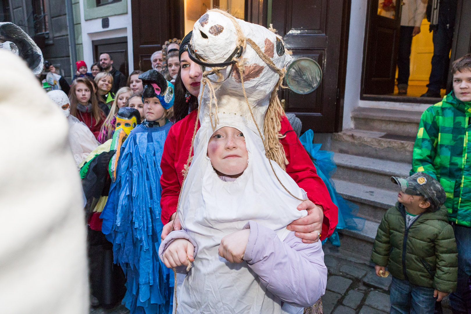 Carnival parade in Český Krumlov,  4th March 2014