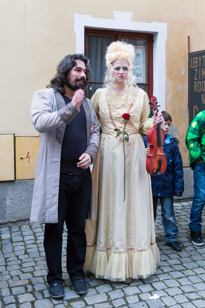 Carnival parade in Český Krumlov,  4th March 2014