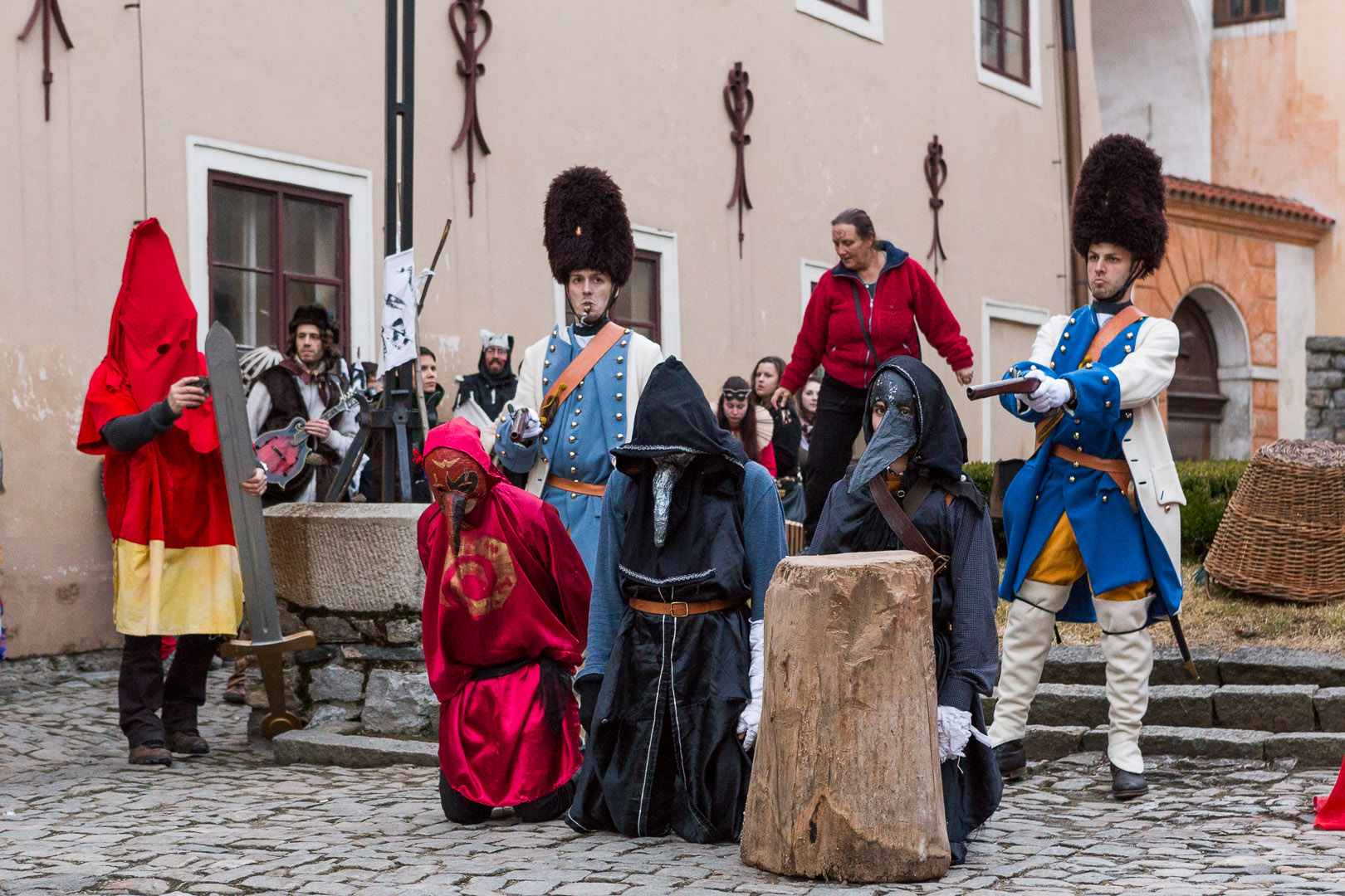 Carnival parade in Český Krumlov,  4th March 2014