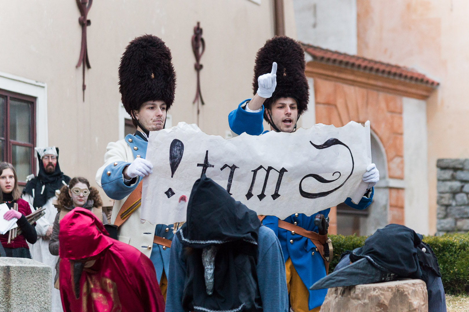 Carnival parade in Český Krumlov,  4th March 2014