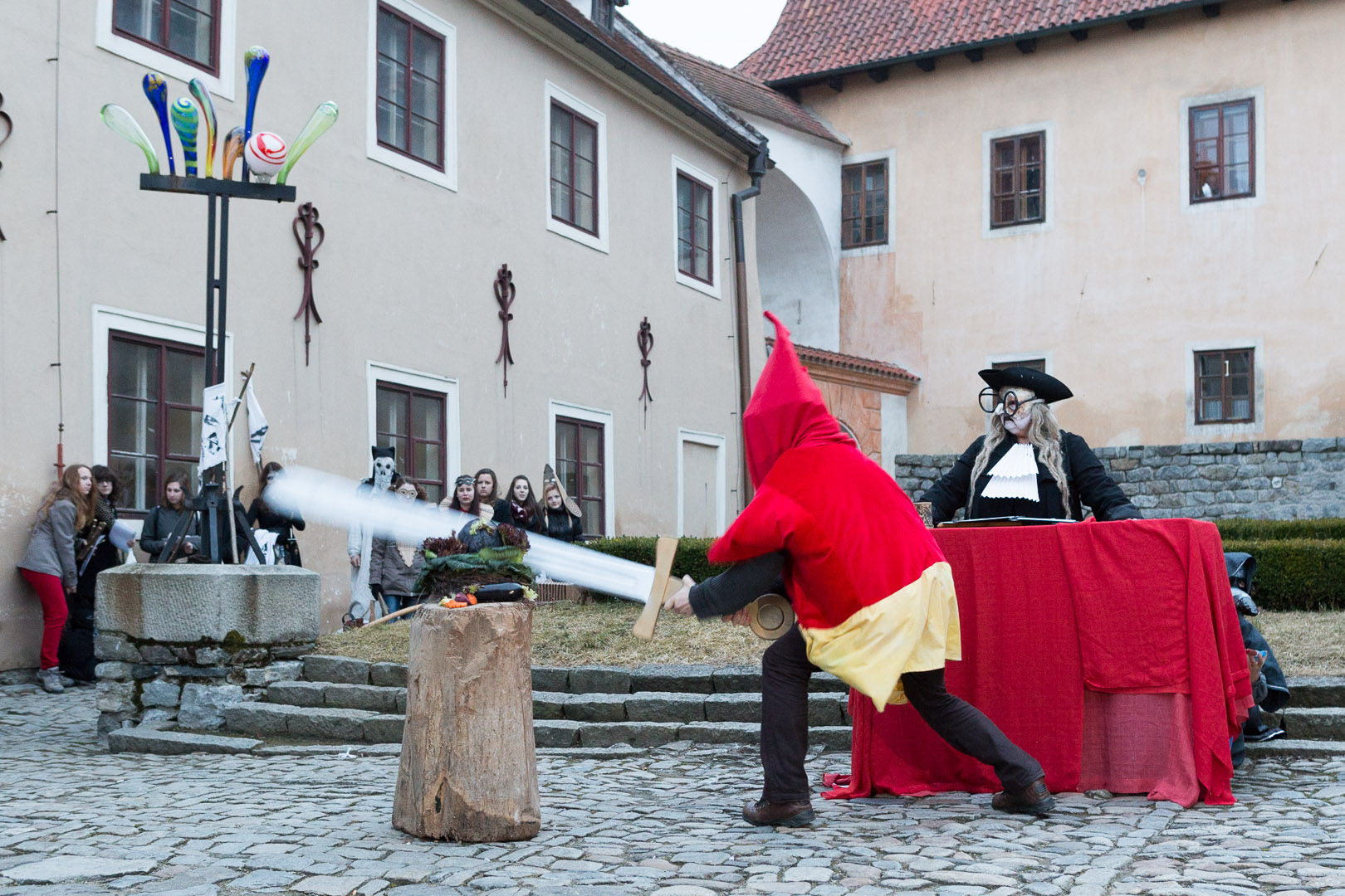 Carnival parade in Český Krumlov,  4th March 2014