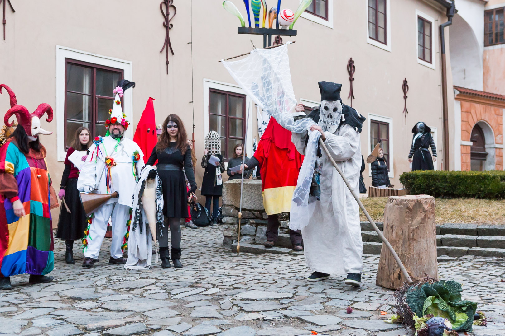 Carnival parade in Český Krumlov,  4th March 2014