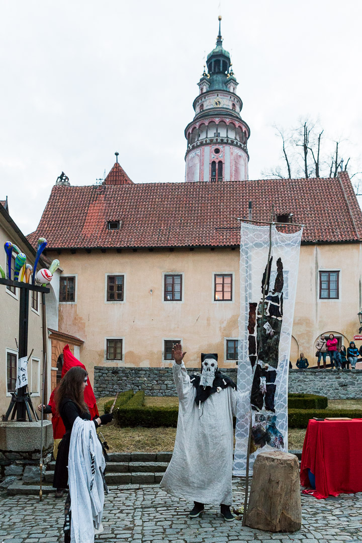 Masopustní průvod v Českém Krumlově, 4. března 2014