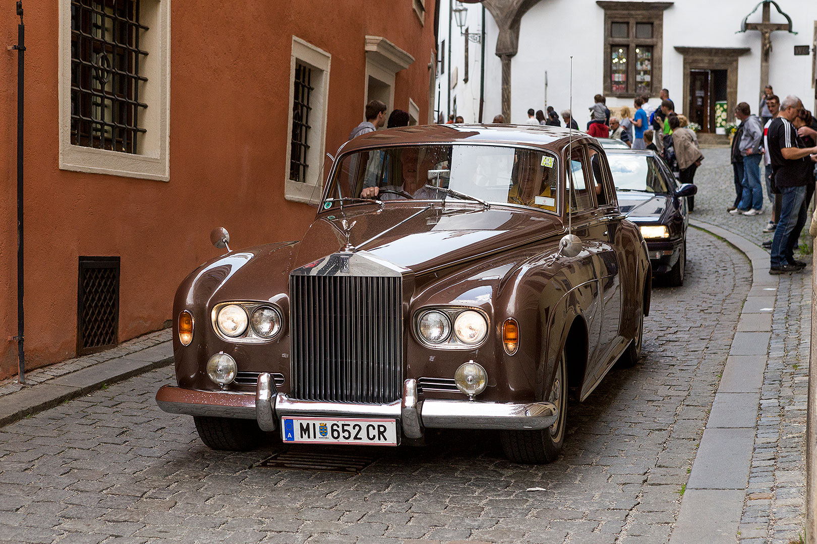 Ferrari Klub Österreich, Stadtplatz Svornosti Český Krumlov 2.5.2014