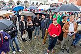 Ferrari Klub Österreich, Stadtplatz Svornosti Český Krumlov 2.5.2014, Foto: Lubor Mrázek