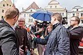 Ferrari Klub Österreich, Stadtplatz Svornosti Český Krumlov 2.5.2014, Foto: Lubor Mrázek