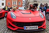 Ferrari Klub Österreich, Stadtplatz Svornosti Český Krumlov 2.5.2014, Foto: Lubor Mrázek