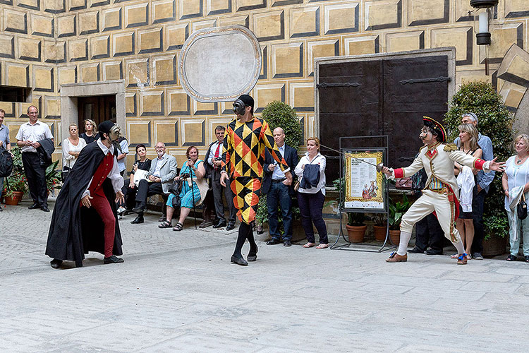 Barocke Nacht auf dem Schloss Český Krumlov ® 27.6 und 28.6.2014, Kammermusikfestival Český Krumlov