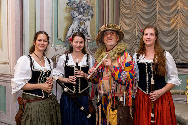 Barocke Nacht auf dem Schloss Český Krumlov ® 27.6 und 28.6.2014, Kammermusikfestival Český Krumlov