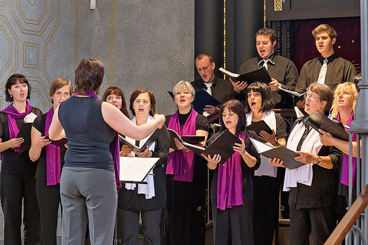 Musica Divina - smíšený pěvecký sbor, umělecká vedoucí Zdeňka Litvanová, 29.6.2014, Festival komorní hudby Český Krumlov