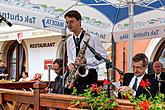 Jazzband schwarzenberské gardy, kapelník Martin Voříšek, 29.6.2014, Festival komorní hudby Český Krumlov, foto: Lubor Mrázek