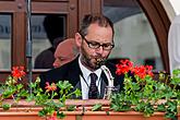 Schwarzenbergische Grenadierkapelle, Kapellmeister Martin Voříšek, 29.6.2014, Kammermusikfestival Český Krumlov, Foto: Lubor Mrázek