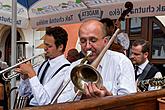 Jazzband schwarzenberské gardy, kapelník Martin Voříšek, 29.6.2014, Festival komorní hudby Český Krumlov, foto: Lubor Mrázek