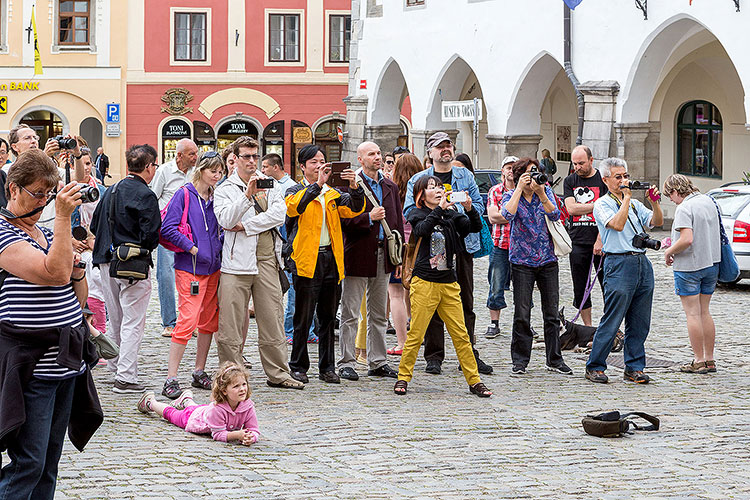 Jazzband schwarzenberské gardy, kapelník Martin Voříšek, 29.6.2014, Festival komorní hudby Český Krumlov