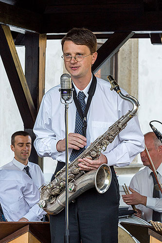 Jazzband schwarzenberské gardy & the orchestra Harlemania, 1.7.2014, Festival komorní hudby Český Krumlov