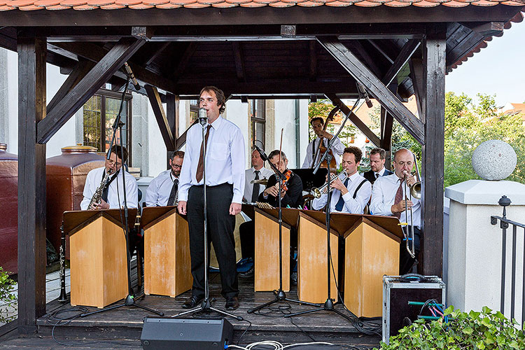 Jazzband schwarzenberské gardy & the orchestra Harlemania, 1.7.2014, Festival komorní hudby Český Krumlov