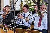 Schwarzenberg Guard Jazzband & the orchestra Harlemania, 1.7.2014, Chamber Music Festival Český Krumlov, photo by: Lubor Mrázek