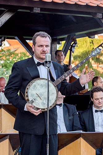 Schwarzenbergische Grenadierkapelle & the orchestra Harlemania, 1.7.2014, Kammermusikfestival Český Krumlov