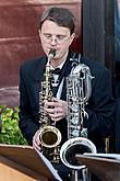 Schwarzenberg Guard Jazzband & the orchestra Harlemania, 1.7.2014, Chamber Music Festival Český Krumlov, photo by: Lubor Mrázek