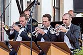 Schwarzenberg Guard Jazzband & the orchestra Harlemania, 1.7.2014, Chamber Music Festival Český Krumlov, photo by: Lubor Mrázek