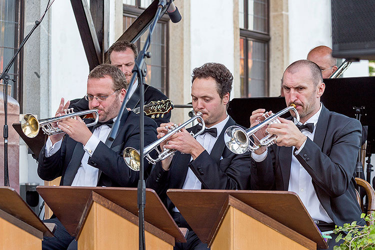 Schwarzenbergische Grenadierkapelle & the orchestra Harlemania, 1.7.2014, Kammermusikfestival Český Krumlov