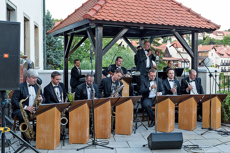 Jazzband schwarzenberské gardy & the orchestra Harlemania, 1.7.2014, Festival komorní hudby Český Krumlov