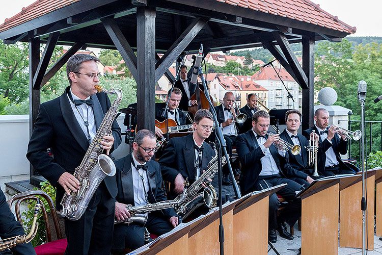 Schwarzenberg Guard Jazzband & the orchestra Harlemania, 1.7.2014, Chamber Music Festival Český Krumlov