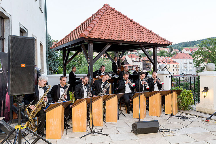 Jazzband schwarzenberské gardy & the orchestra Harlemania, 1.7.2014, Festival komorní hudby Český Krumlov
