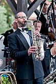 Schwarzenberg Guard Jazzband & the orchestra Harlemania, 1.7.2014, Chamber Music Festival Český Krumlov, photo by: Lubor Mrázek