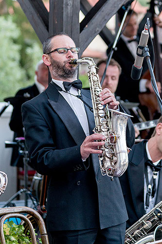 Jazzband schwarzenberské gardy & the orchestra Harlemania, 1.7.2014, Festival komorní hudby Český Krumlov