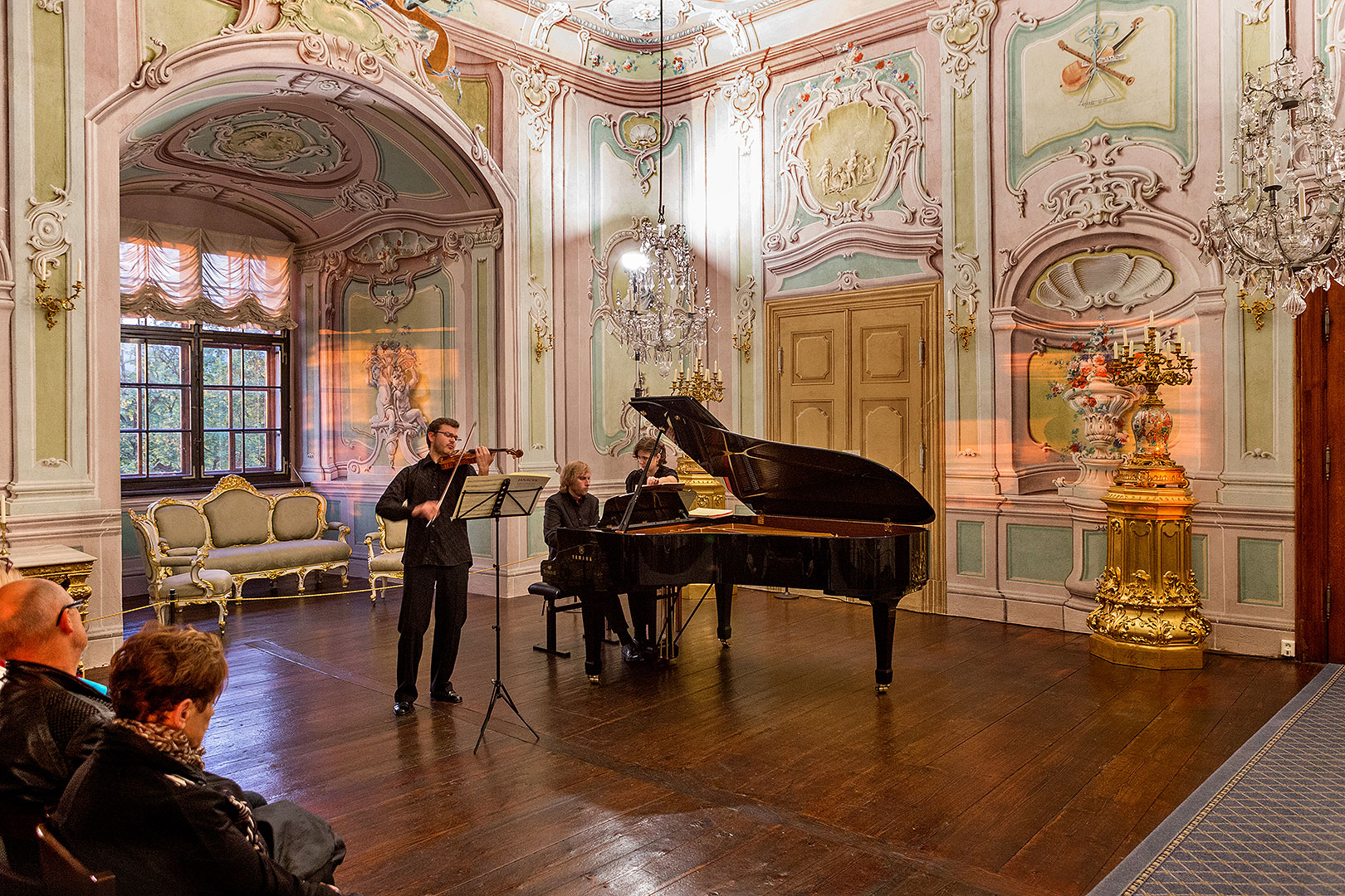 Abend der tschechischen Musik, Jan Fišer (Geige) und Ivo Kahánek (Klavier), 2.7.2014, Kammermusikfestival Český Krumlov