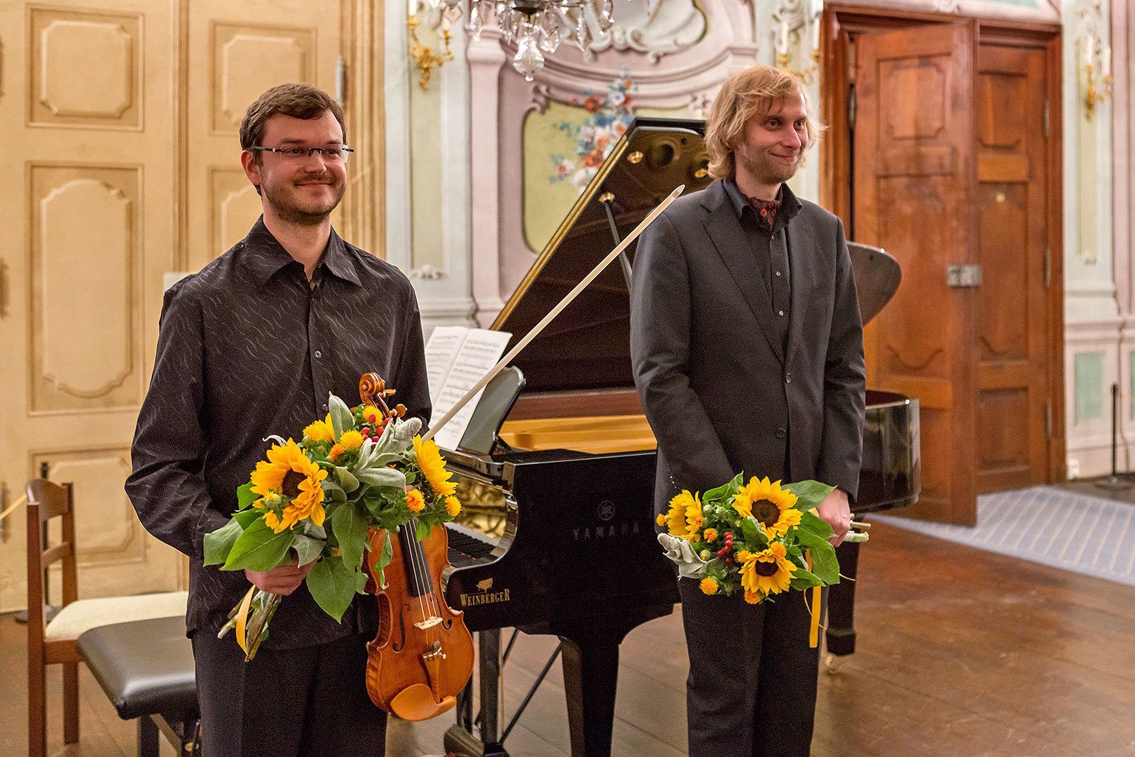 Abend der tschechischen Musik, Jan Fišer (Geige) und Ivo Kahánek (Klavier), 2.7.2014, Kammermusikfestival Český Krumlov