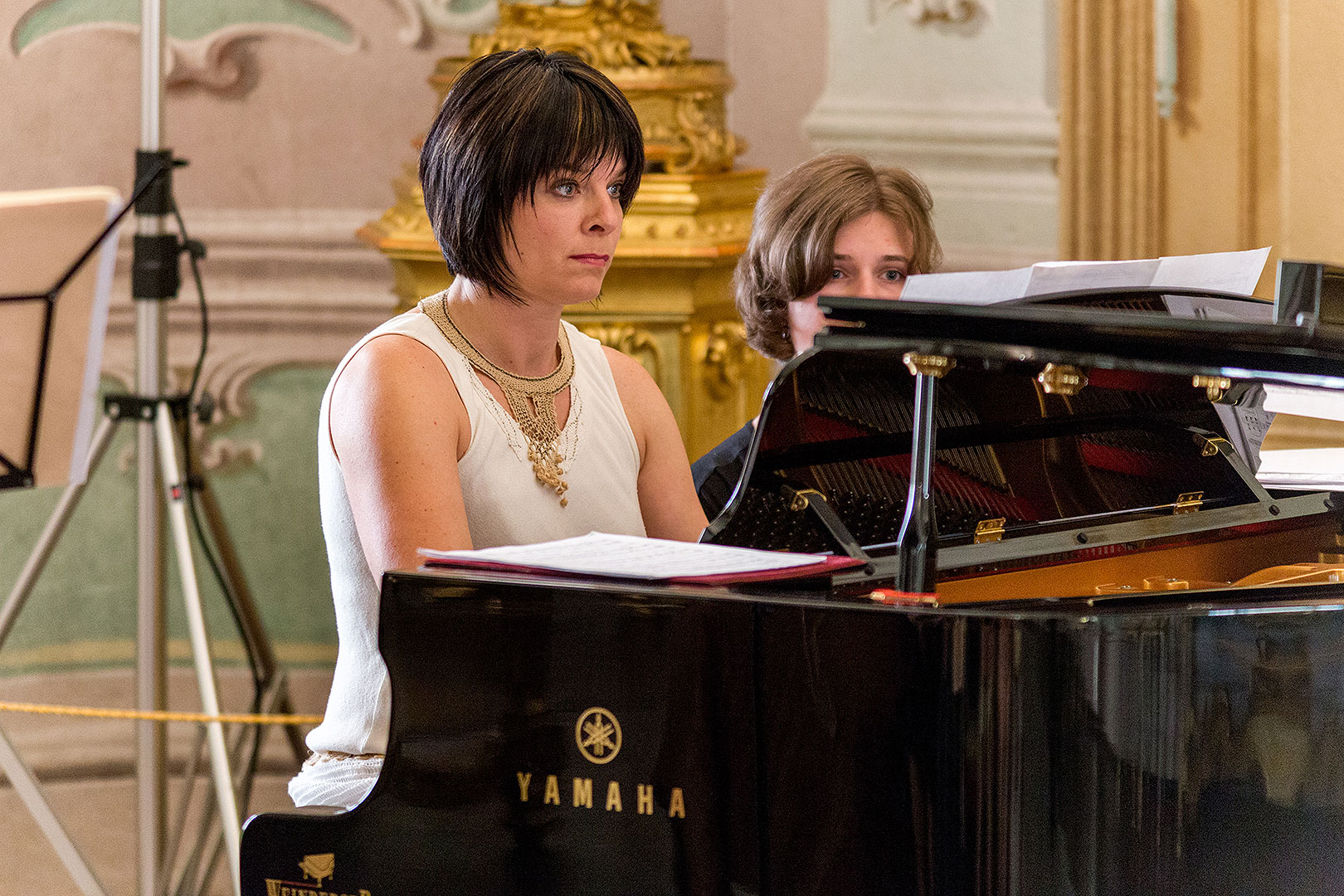 Jitka Hosprová (Viola) und Jitka Čechová (Klavier), 3.7.2014, Kammermusikfestival Český Krumlov