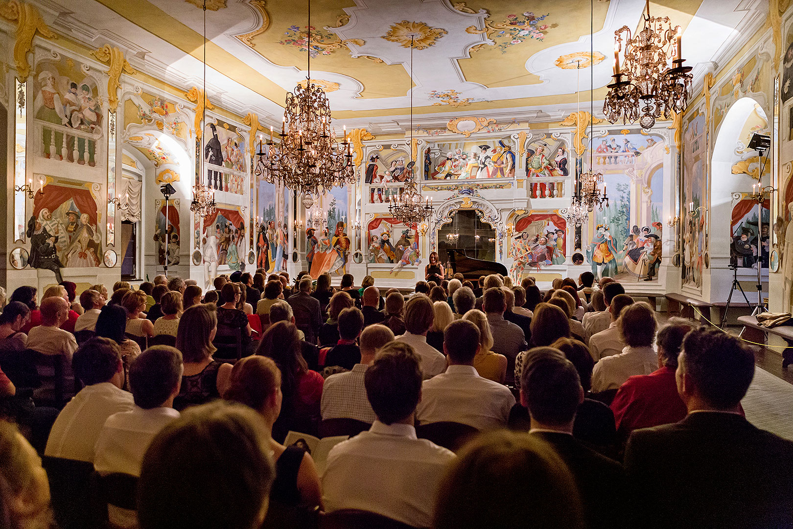 Nokturno, Olga Scheps (klavír), Koncert při svíčkách s číší vína, 4.7.2014, Festival komorní hudby Český Krumlov