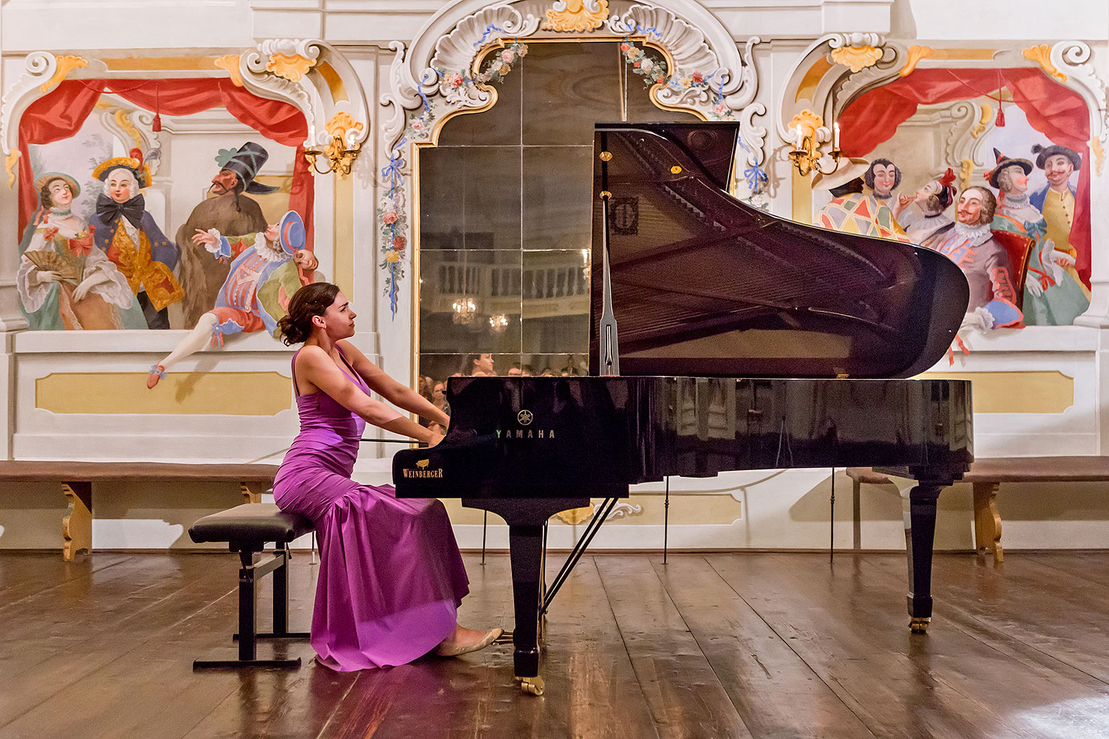 Nokturno, Olga Scheps (klavír), Koncert při svíčkách s číší vína, 4.7.2014, Festival komorní hudby Český Krumlov