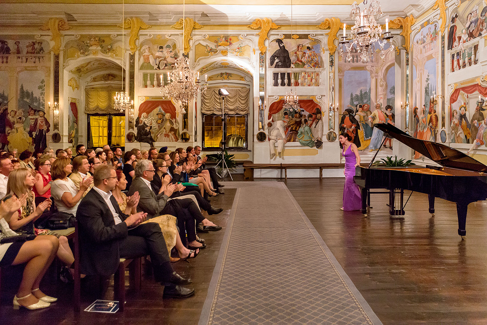 Nocturne, Olga Scheps (piano), A candle-lit concert with a glass of wine, 4.7.2014, Chamber Music Festival Český Krumlov