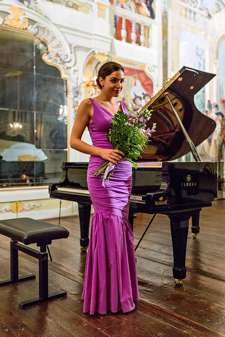 Nokturno, Olga Scheps (klavír), Koncert při svíčkách s číší vína, 4.7.2014, Festival komorní hudby Český Krumlov