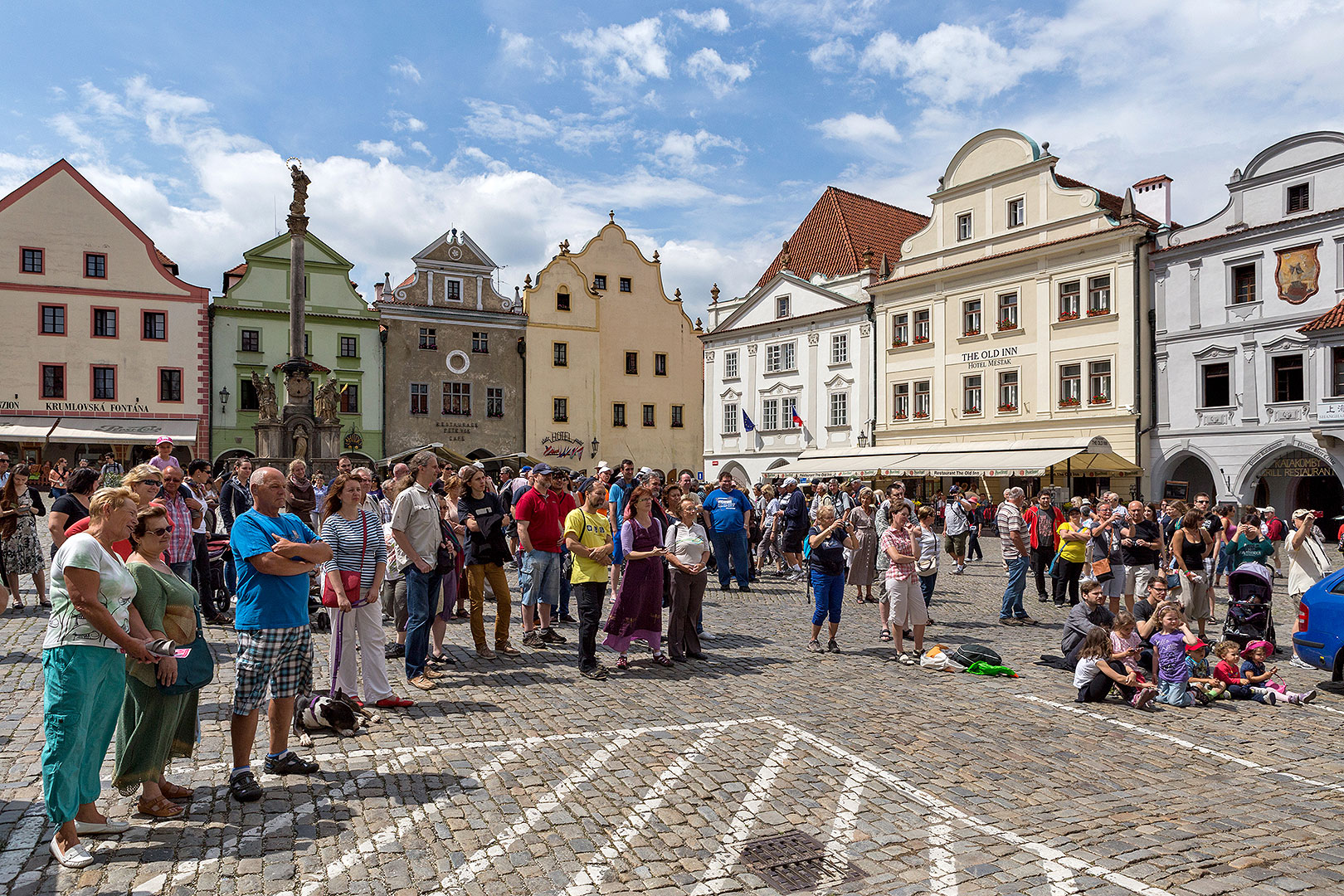 Jazzband schwarzenberské gardy, kapelník Martin Voříšek, 5.7.2014, Festival komorní hudby Český Krumlov